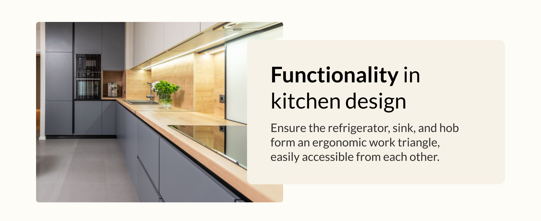 Functionality in kitchen design