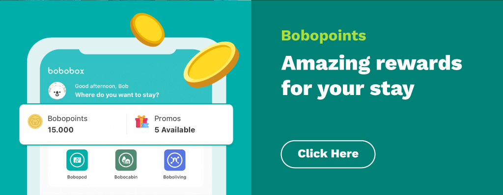 Last but not least, Bobopoints. Enjoy amazing rewards for your stay!