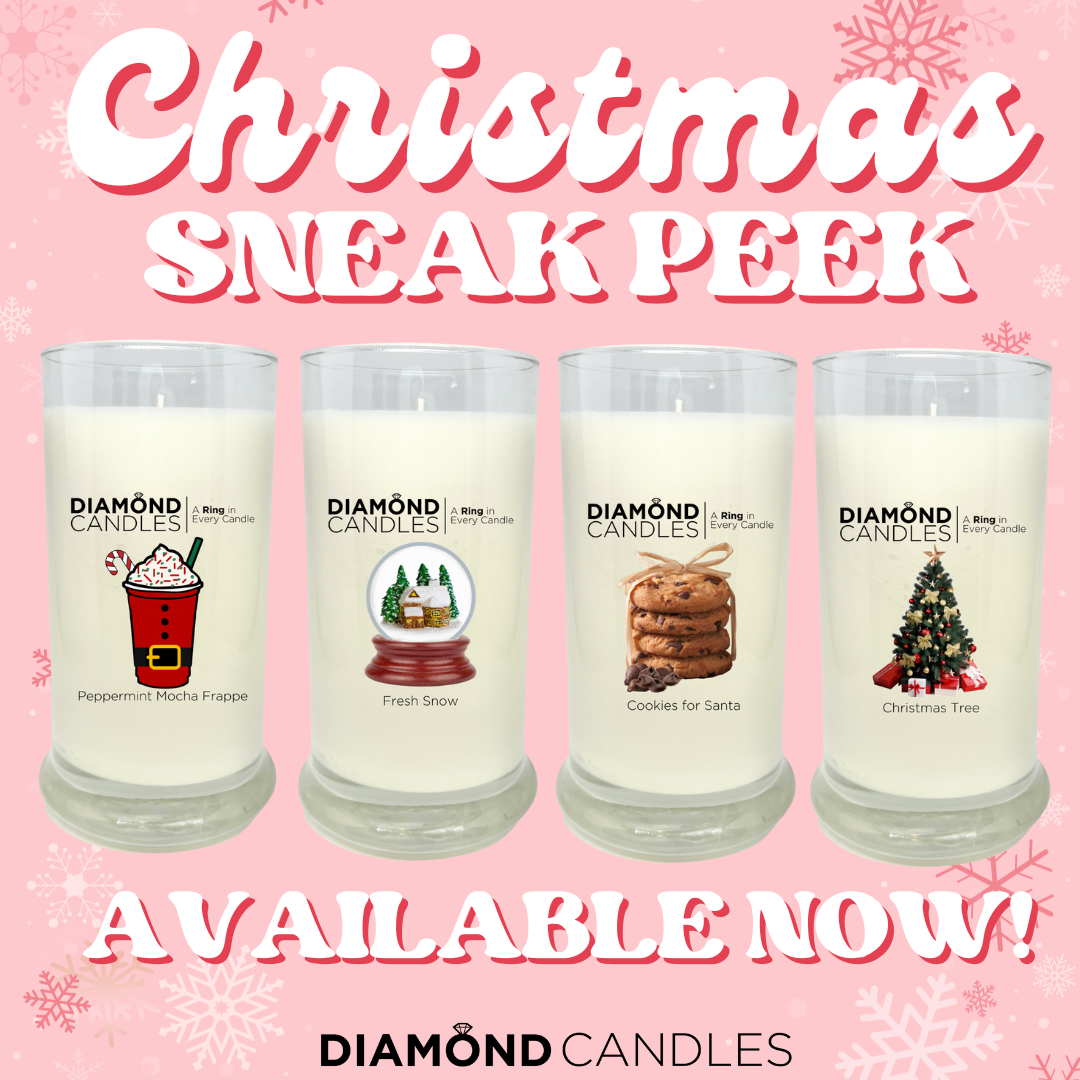 Psst! Want a sneak peek? 🎅 Diamond Candles