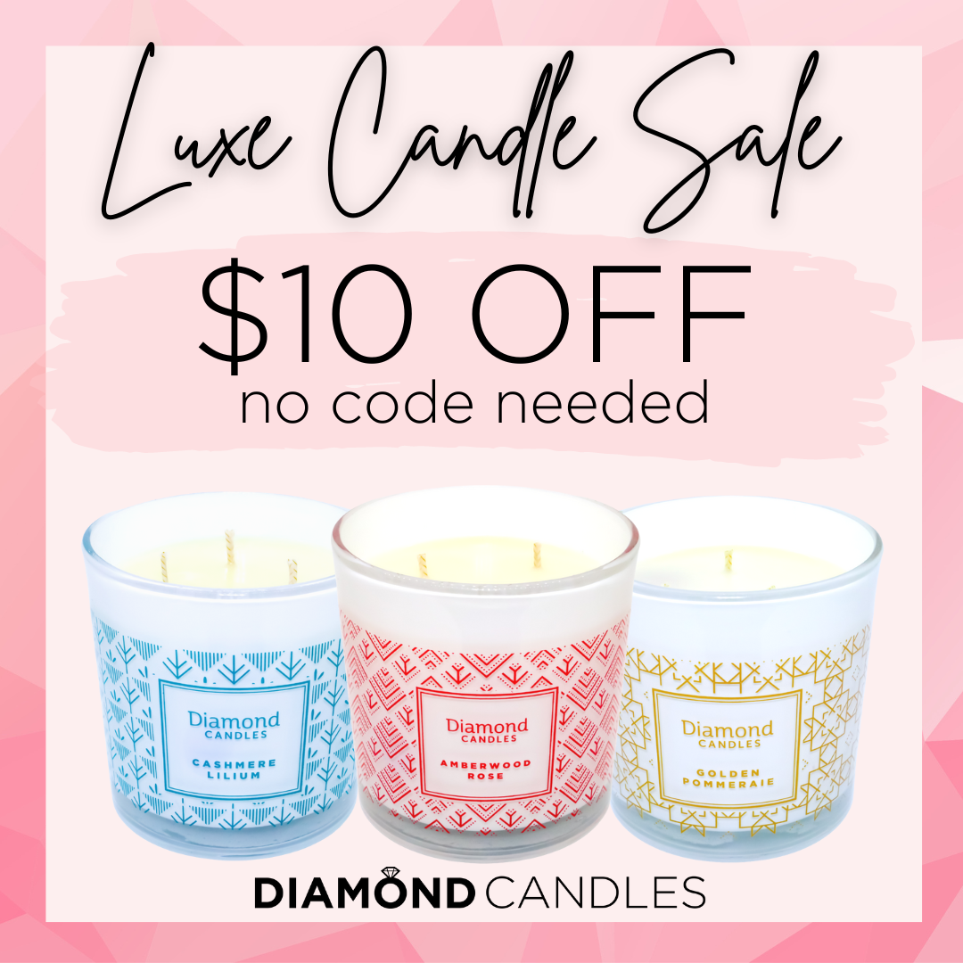 10 off, NO CODE NEEDED! Details inside...👀 Diamond Candles