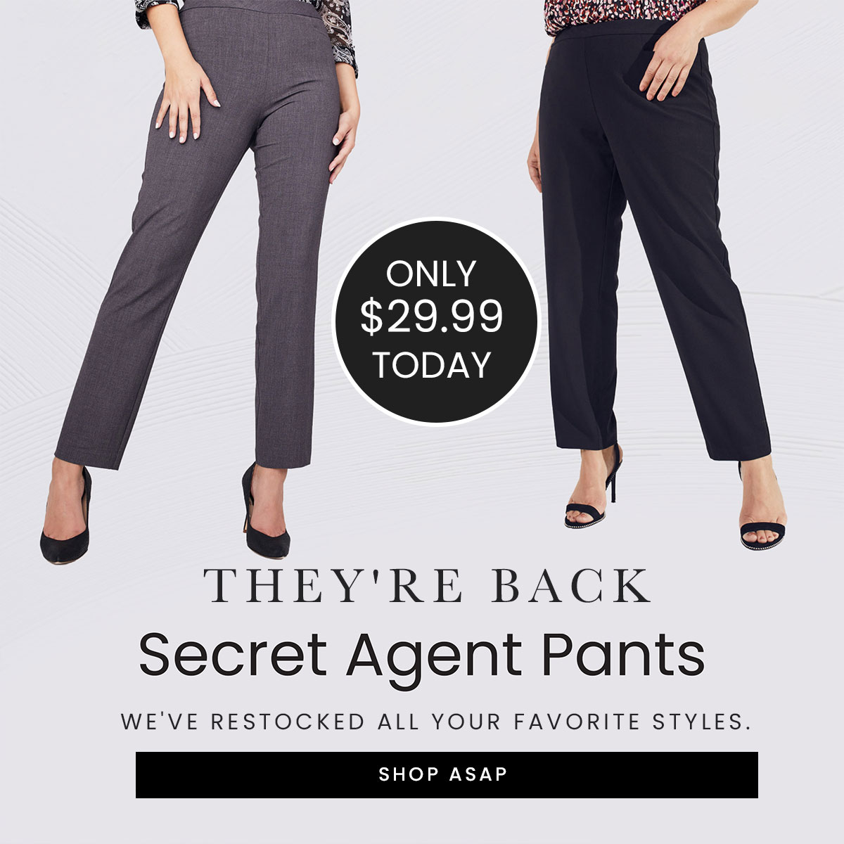 Secret agent pants dressbarn sale