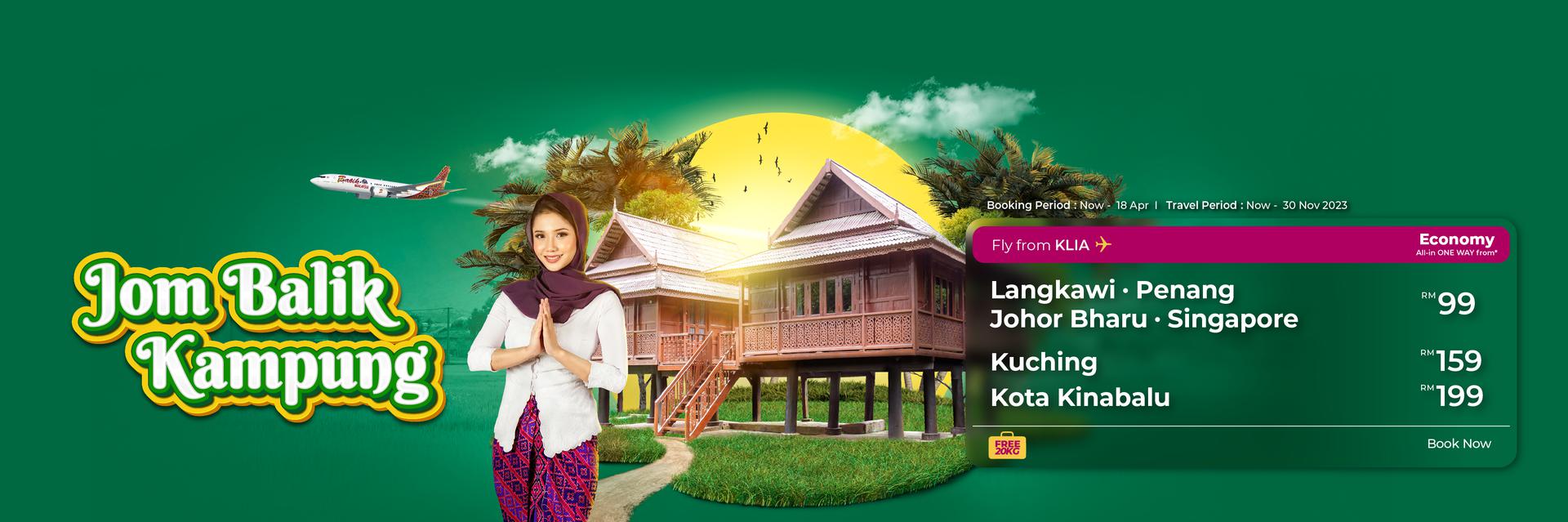 Balik kampung promo available here!
