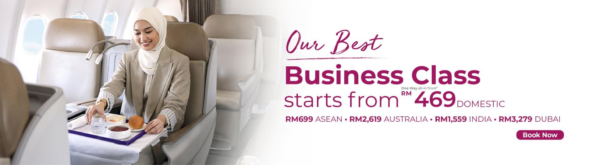 Upgrade to Business Class