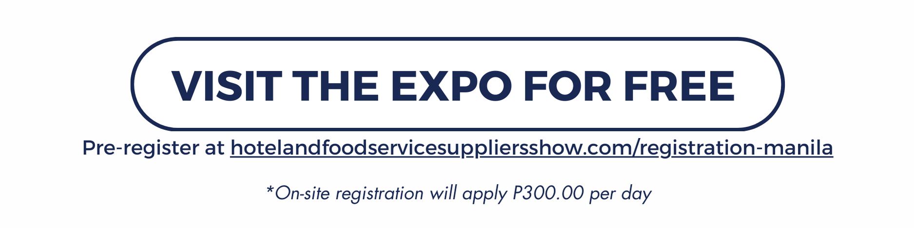 VISIT THE EXPO FOR FREE