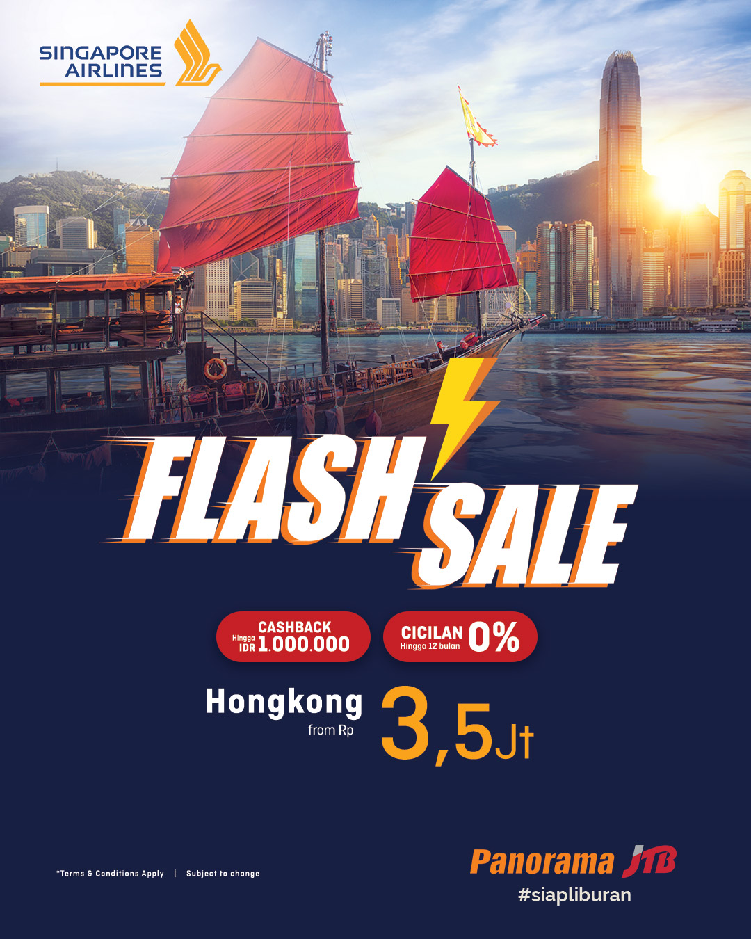 FLASH SALE Tiket Singapore! 