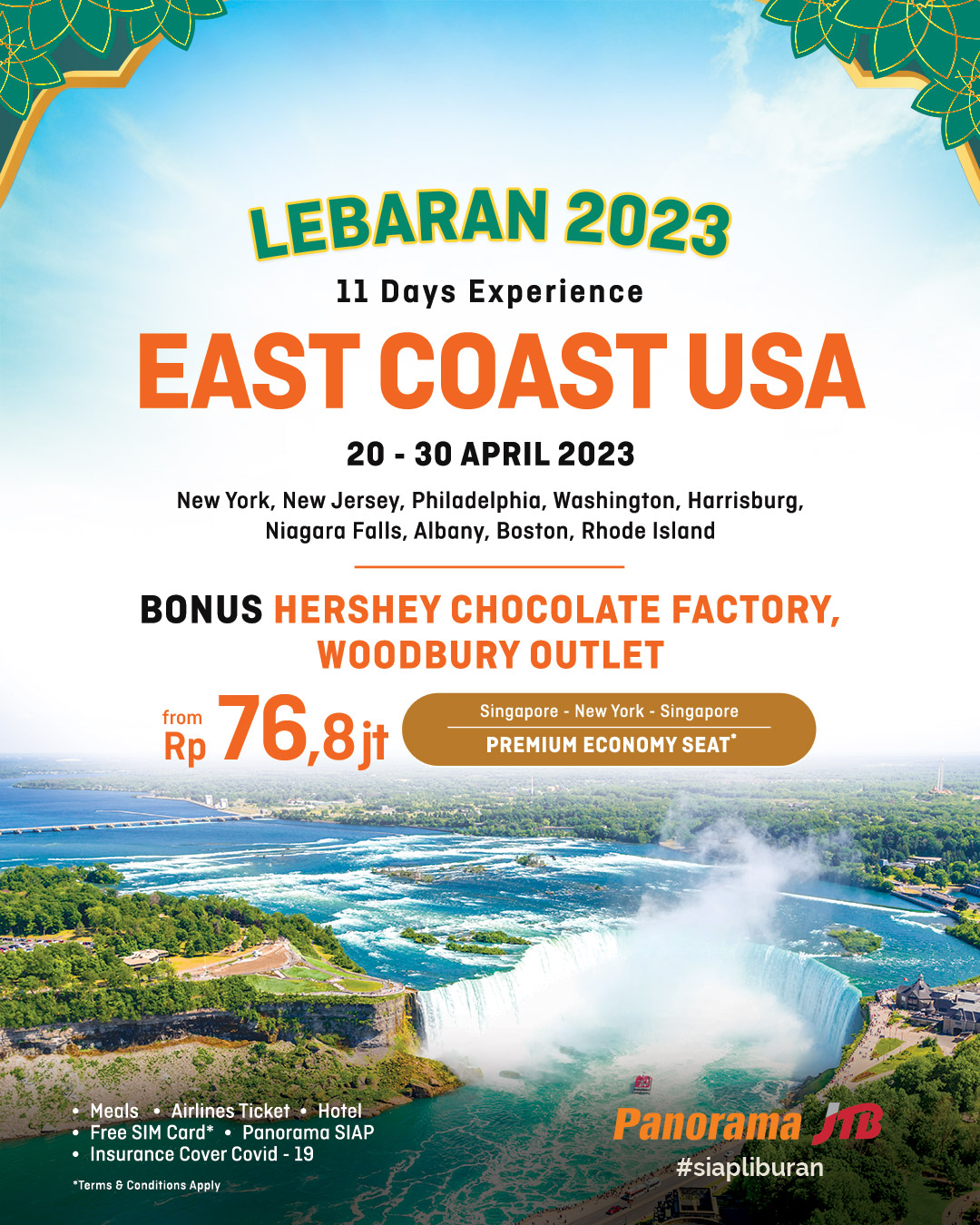 Tour Lebaran East Coast USA