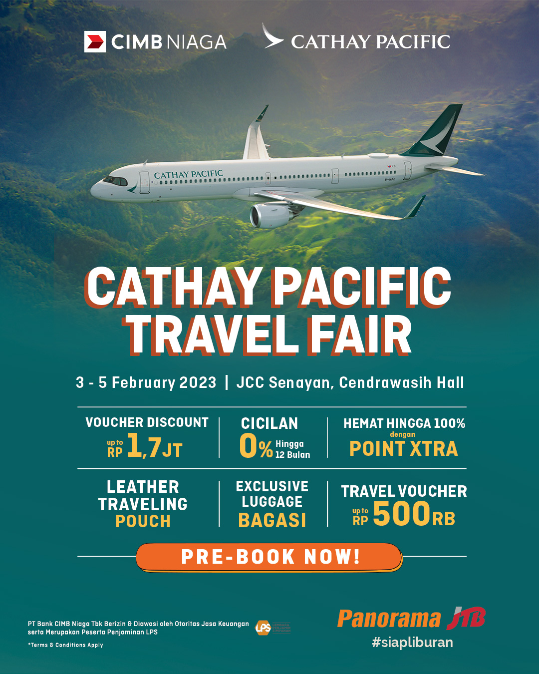 Prebook Cathay Pacific Travel Fair