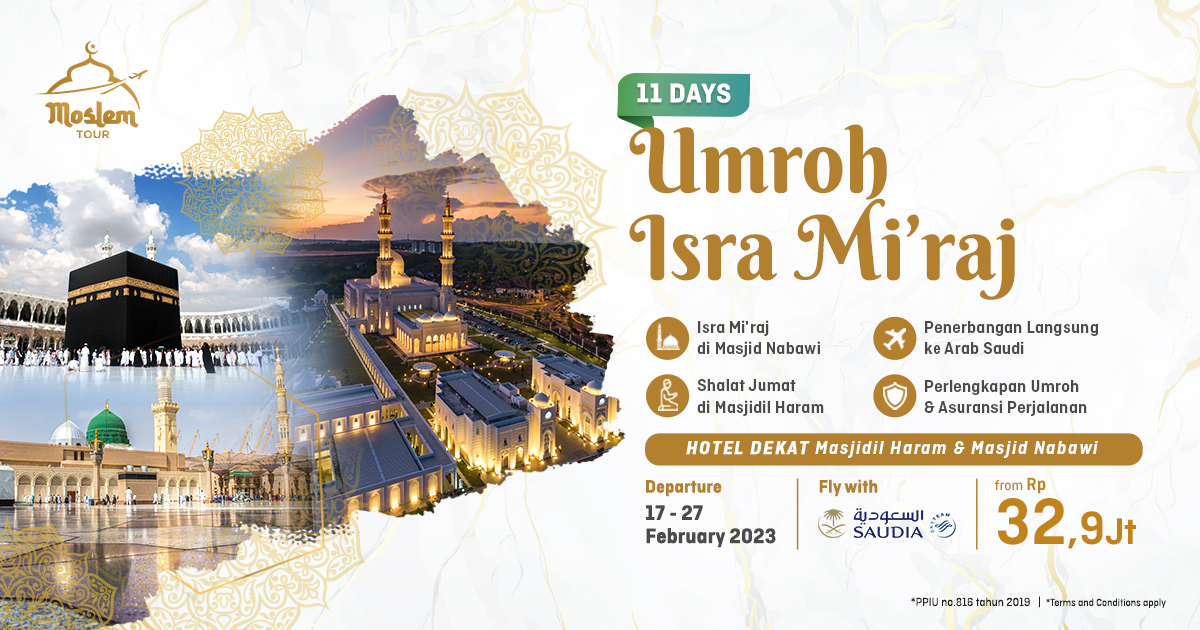 Umroh Bersama Moslem Tour dari Panorama JTB