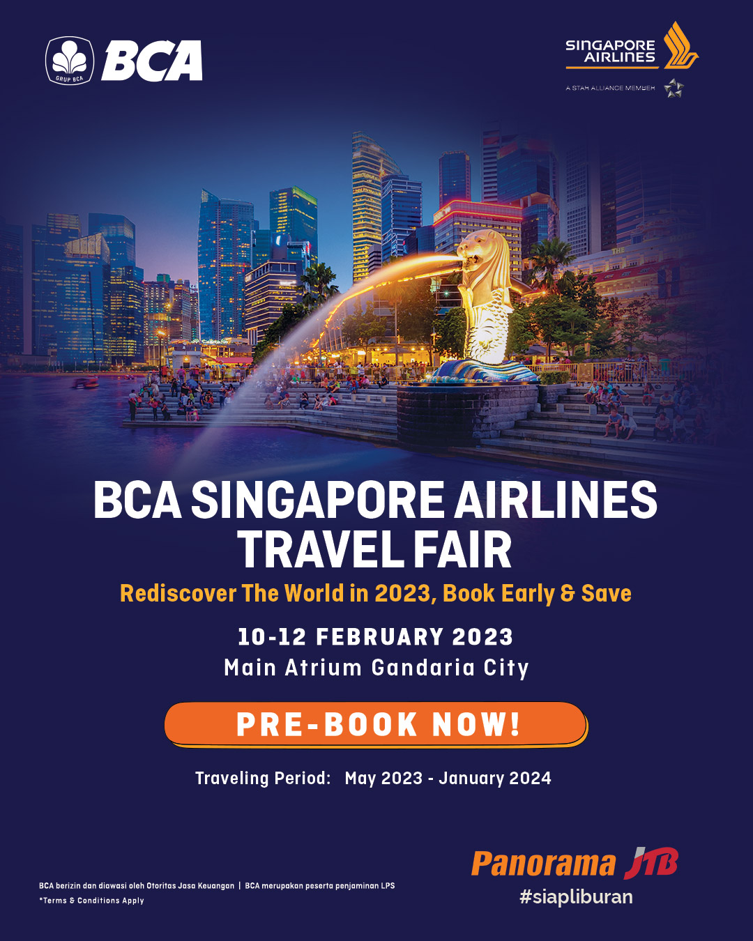 PREBOOK Singapore Airlines Travel Fair