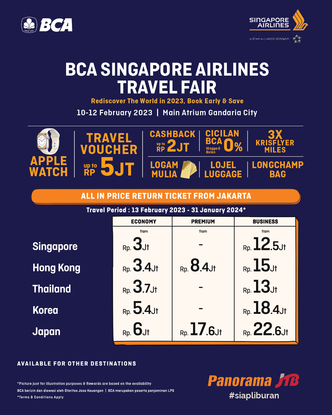 Promo Tiket Singapore Airlines