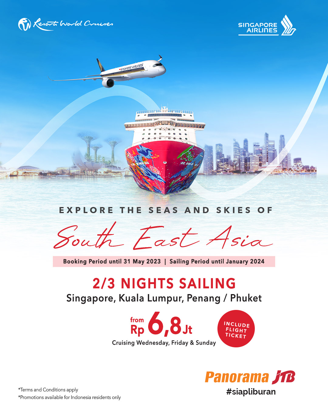 Promo Cruise & Singapore Airlines