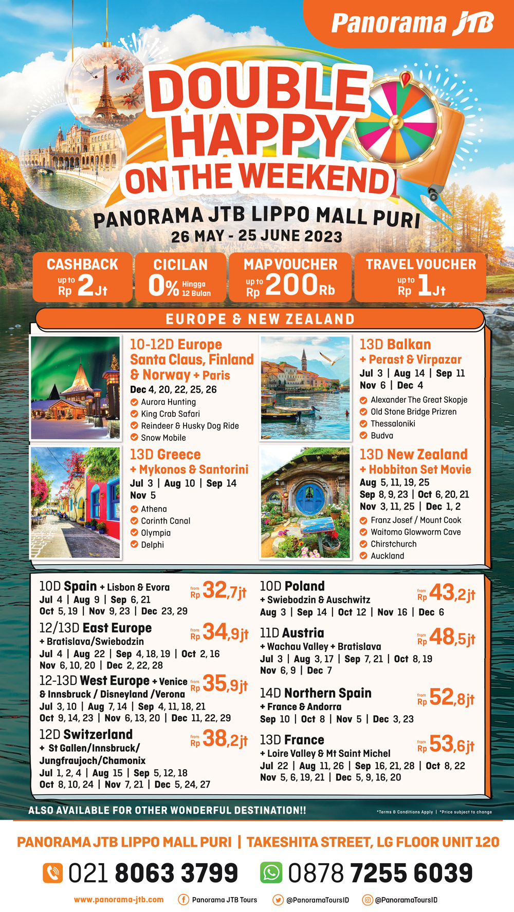 Promo Tour Eropa di Panorama JTB