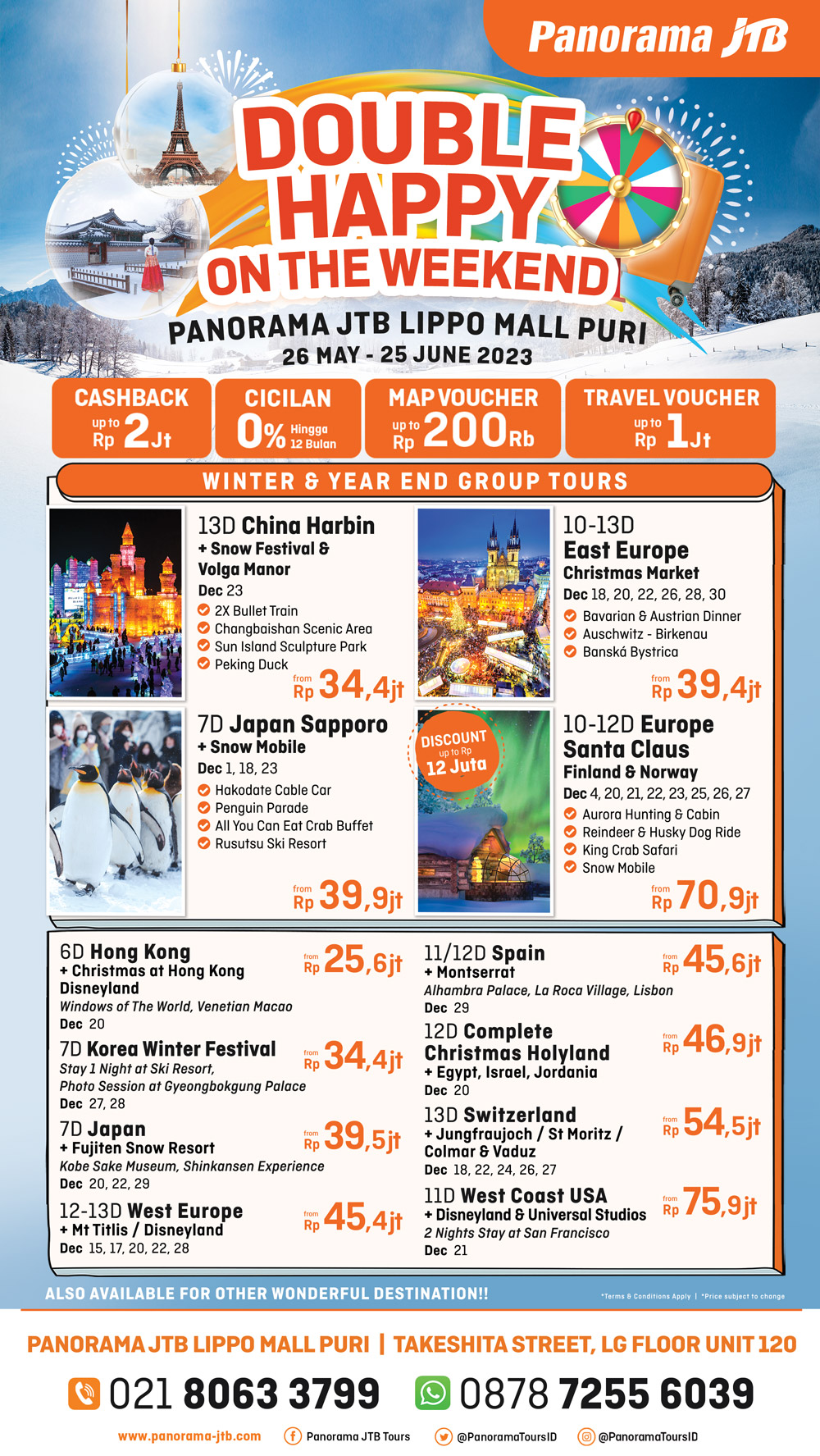 Promo Tour Terbaik di Panorama JTB  