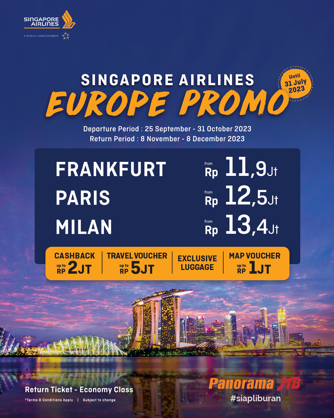 Promo Tiket Singapore Airlines