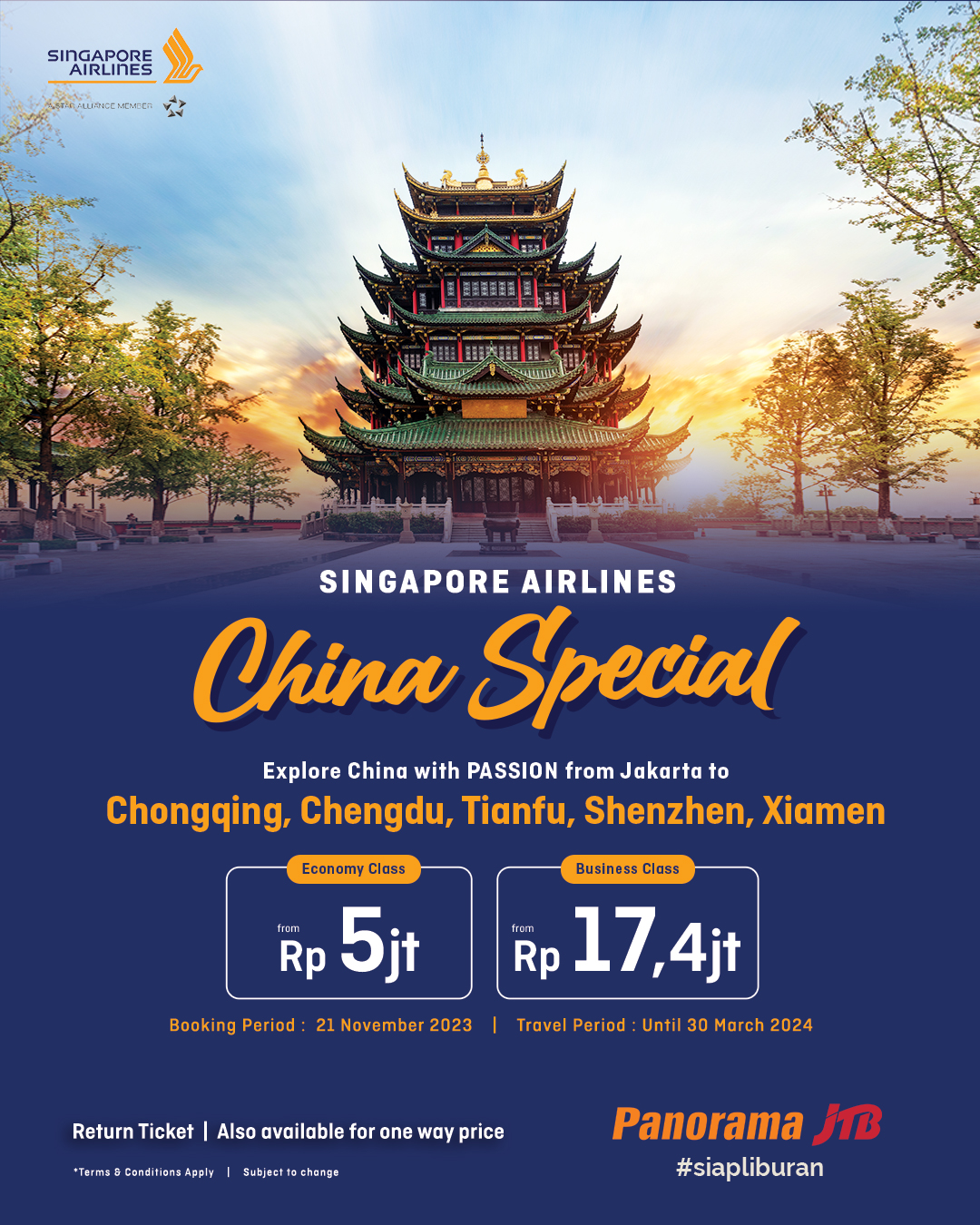 Promo Tiket China