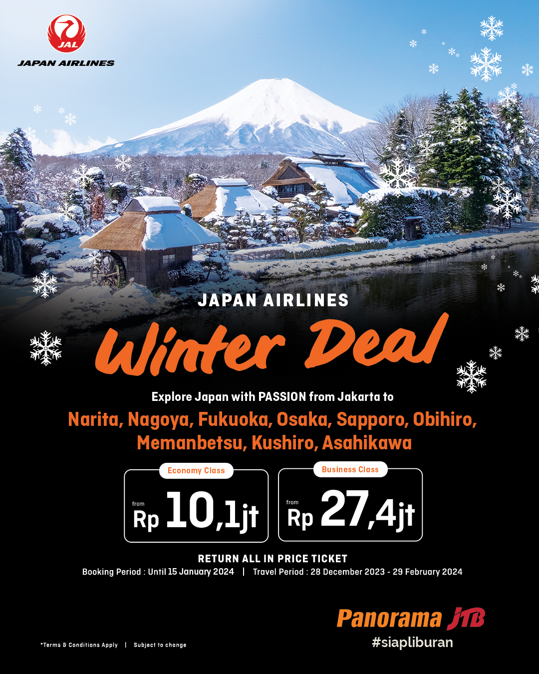 Winter Deal Japan Airlines