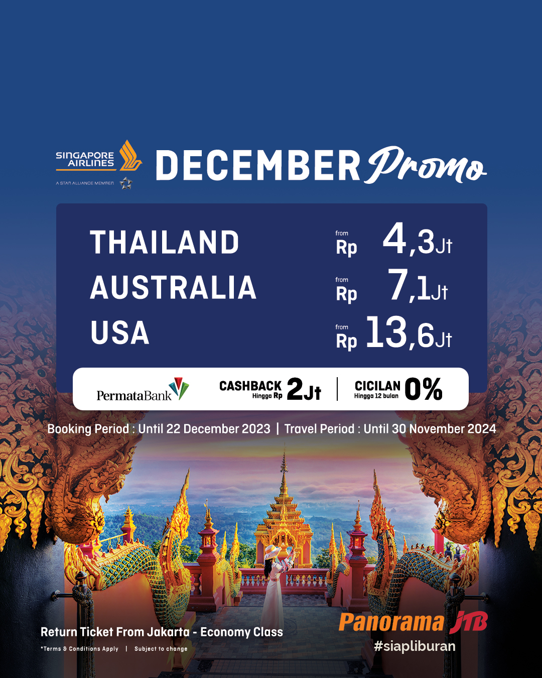 Promo Tiket Singapore Airlines