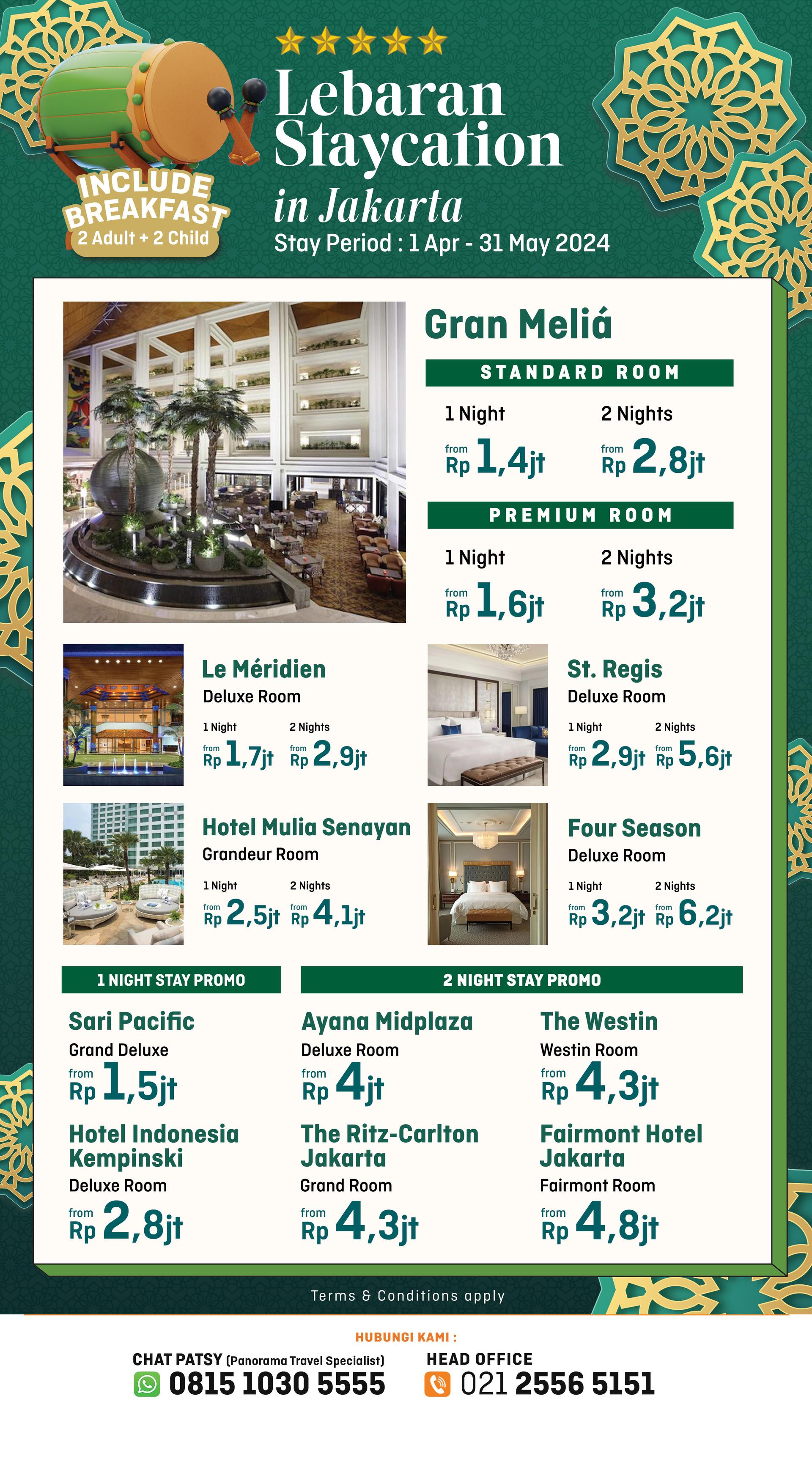 Promo Hotel Staycation Lebaran