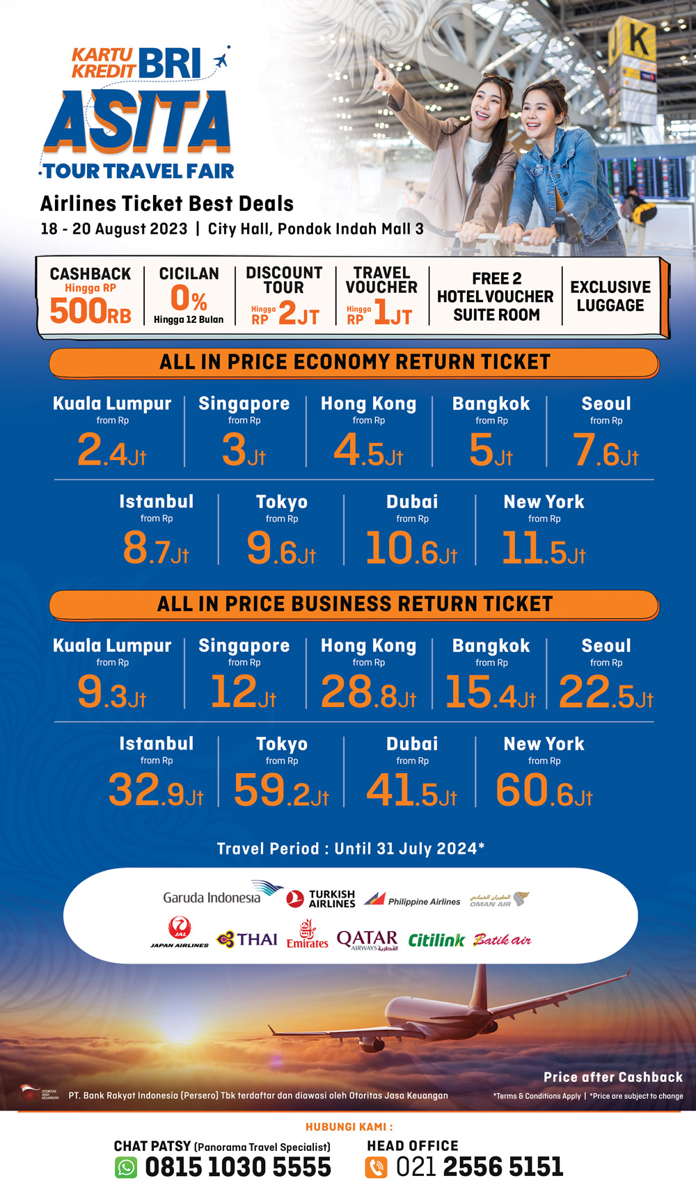 Promo Tiket di ASITA Tour Travel Fair