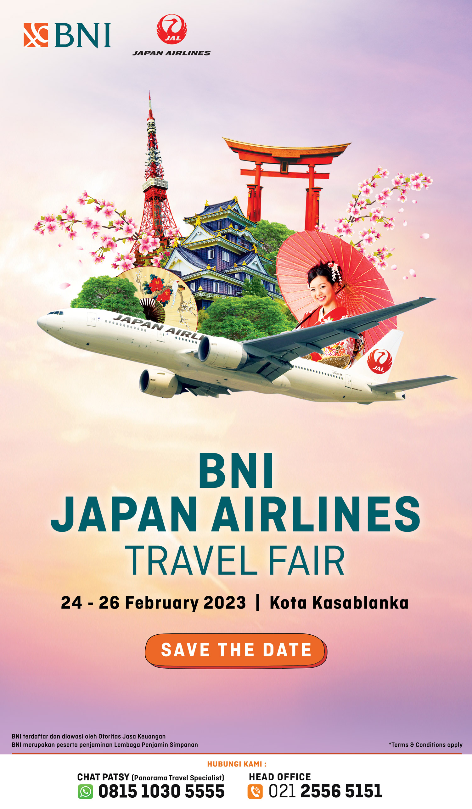 SAVE THE DATE BNI - Japan Airlines Travel Fair