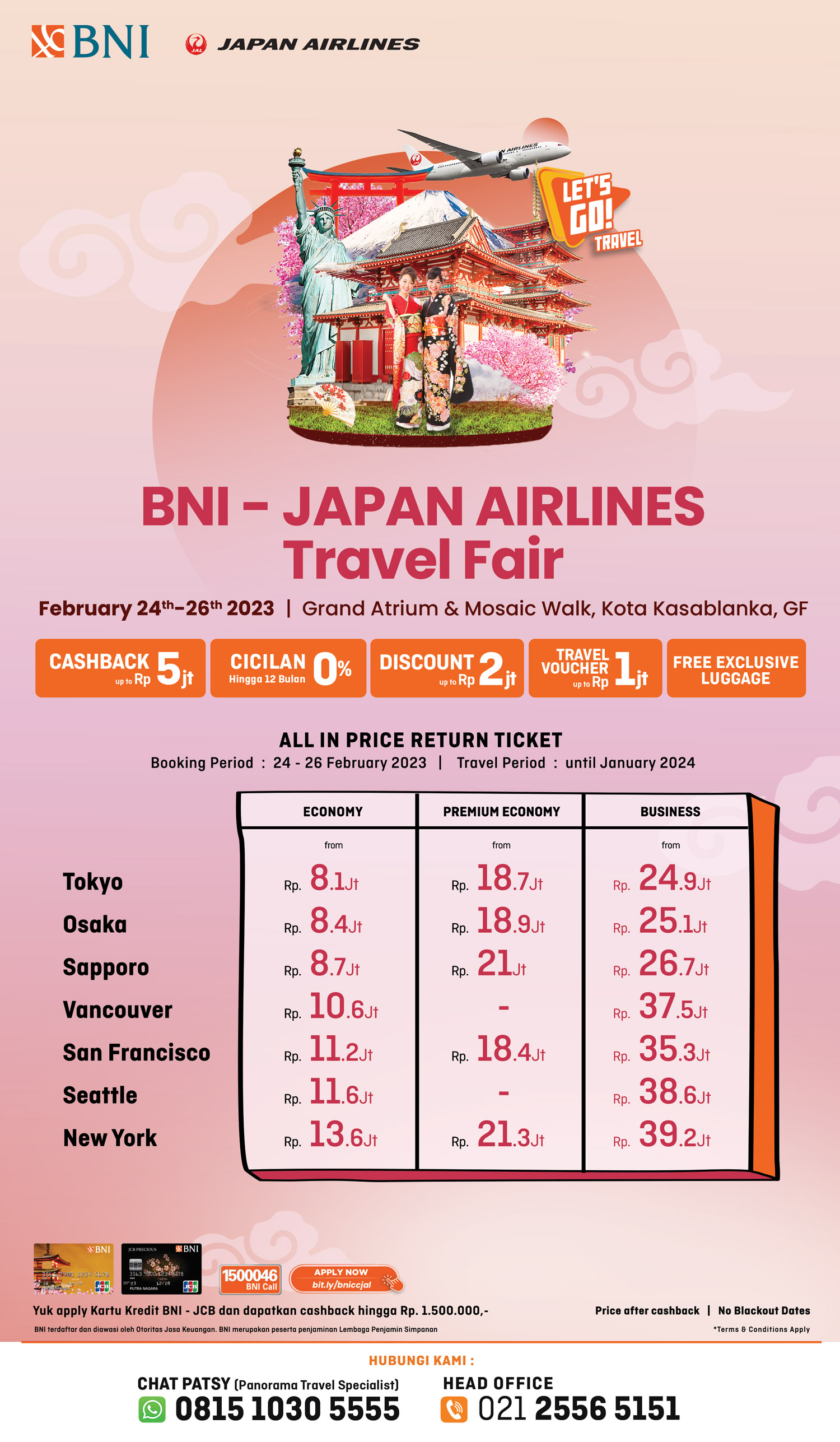 BNI JAL Travel Fair 