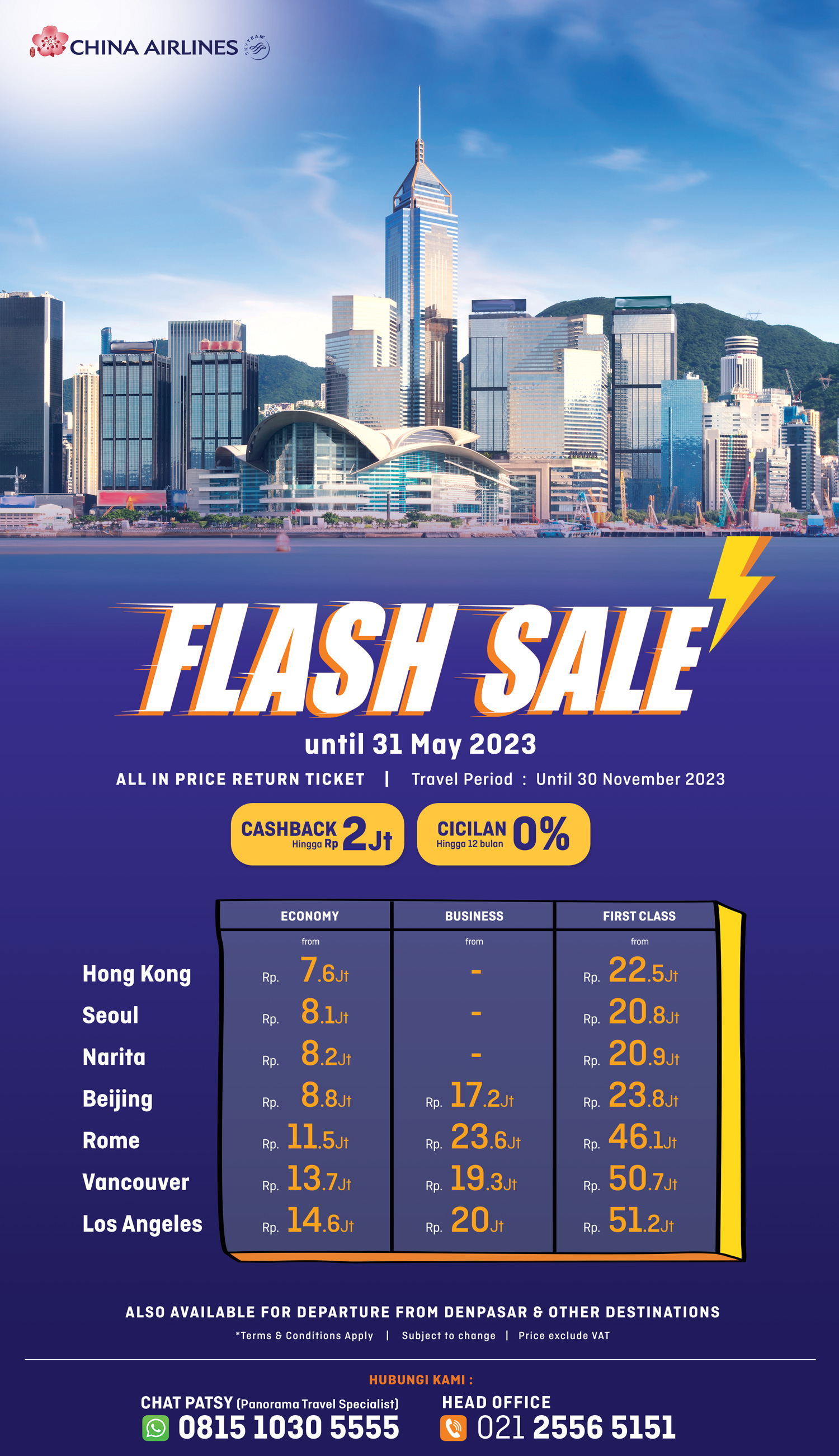 Promo Tiket China Airlines