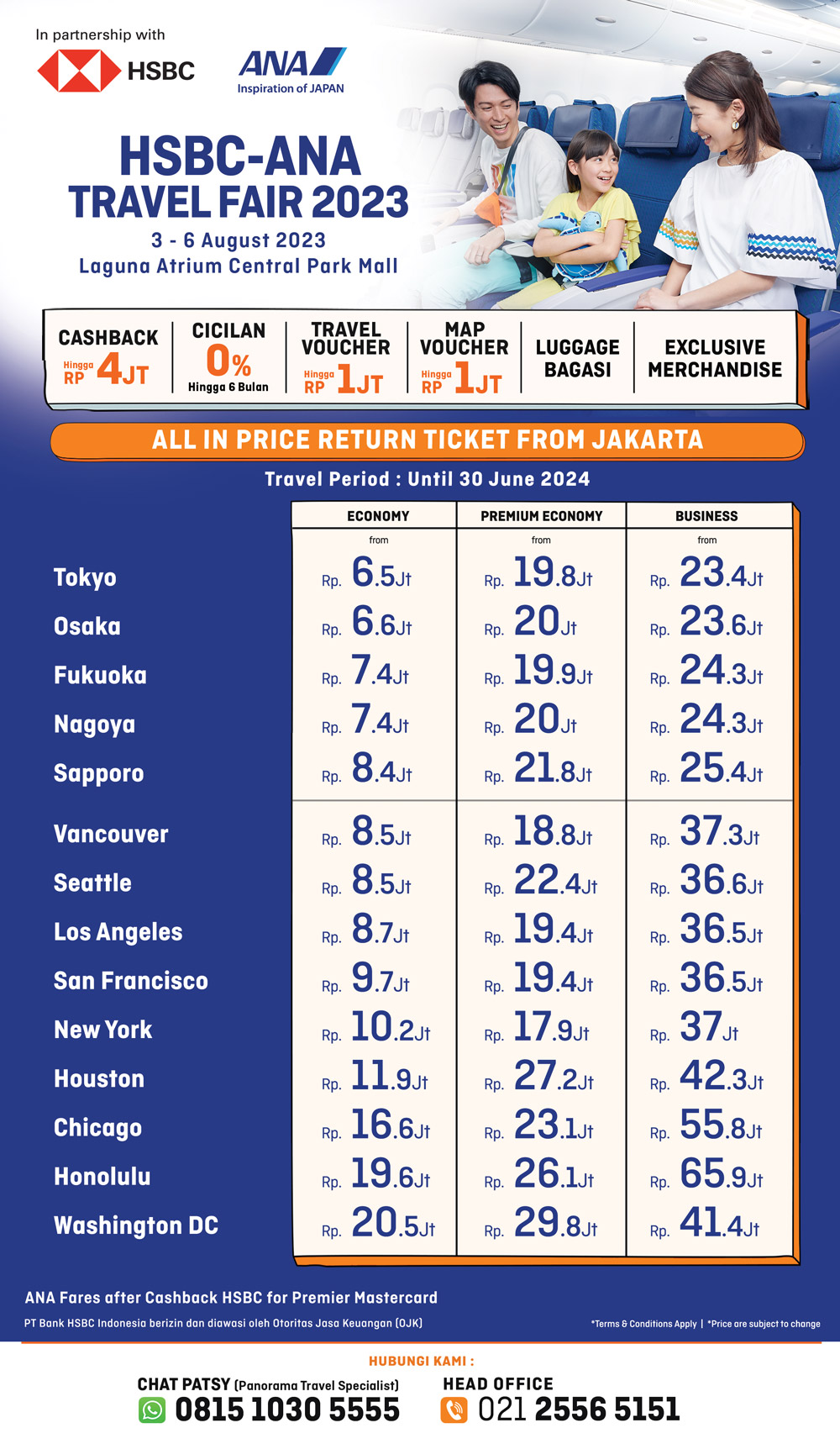 Promo Tiket HSBC ANA Travel Fair