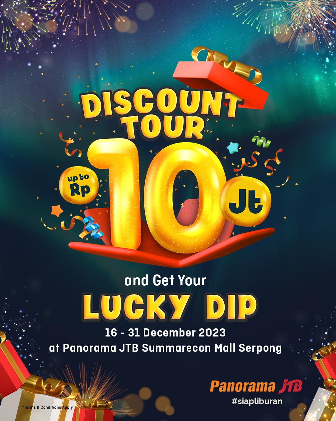Promo Discount Tour up to Rp 10 Juta 