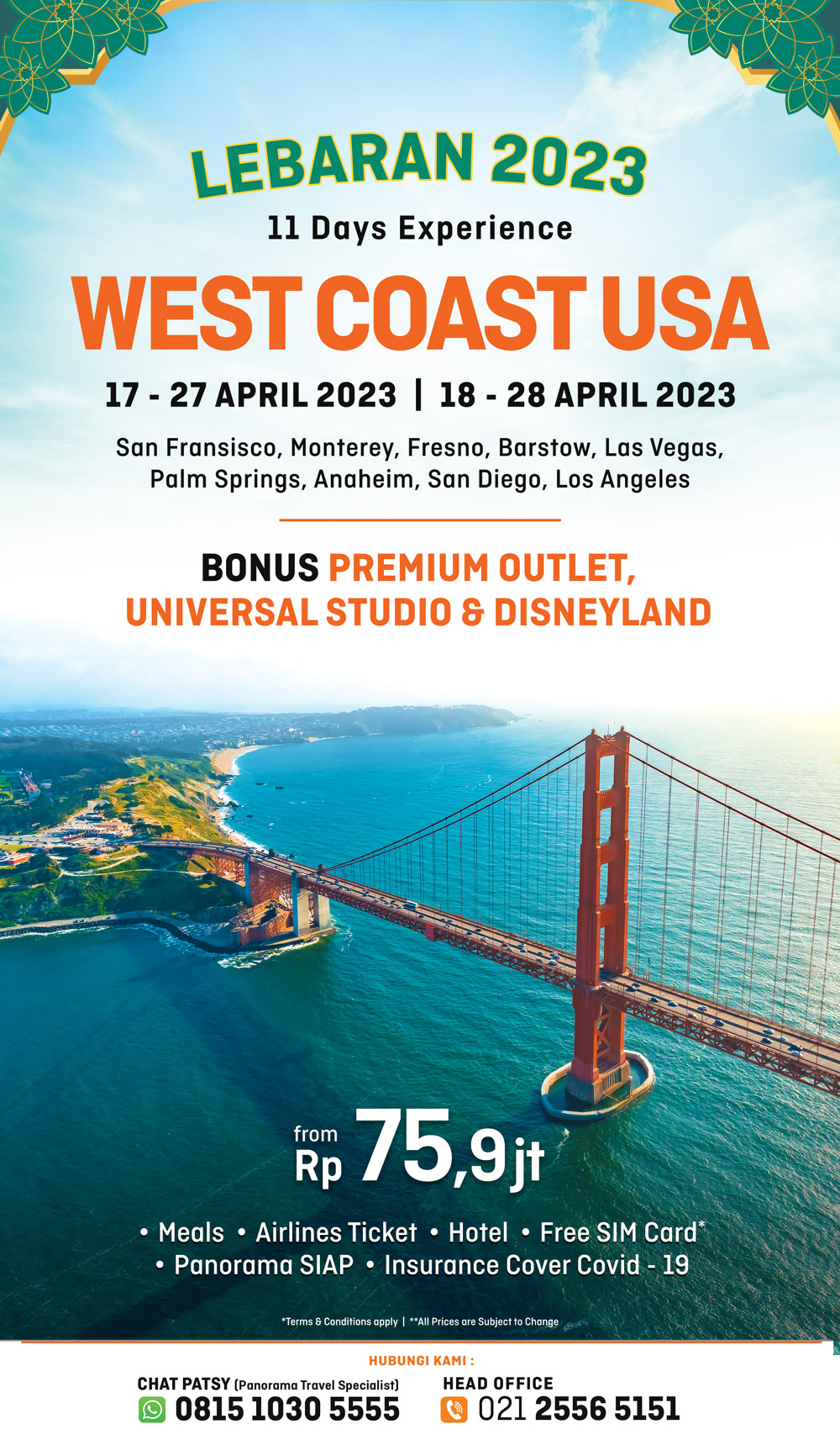 Tour USA West Coast USA