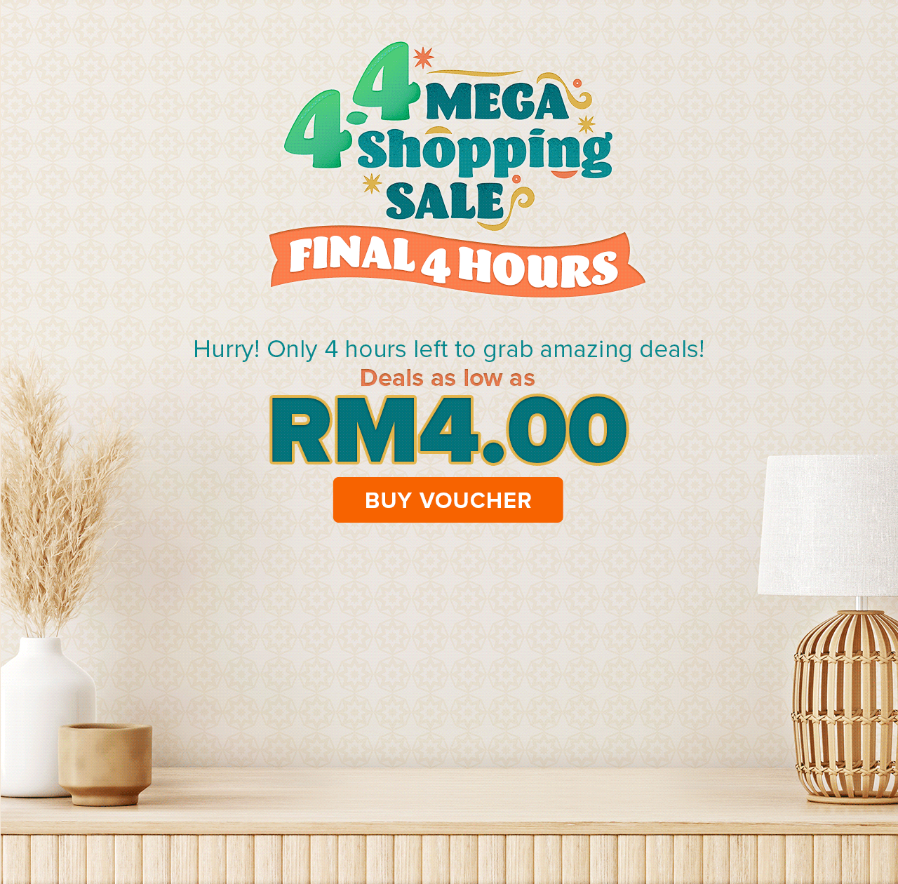 4.4 MEGA SHOPPING SALE