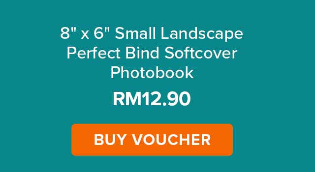 8'' x 6'' Small Landscape Perfect Bind Softcover Photobook