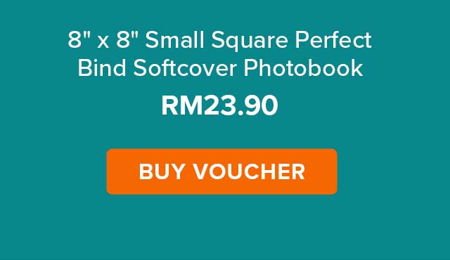 [2 Pcs of Non Identical] 6'' x 6'' Small Landscape Perfect Bind Softcover Photobook 