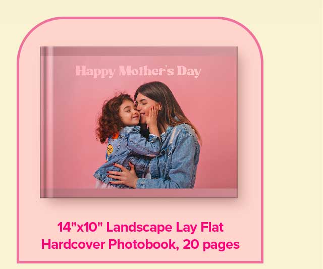 8&rdquo;x6&rdquo; Landscape Perfect Binding Hardcover Photobook, 40 pages