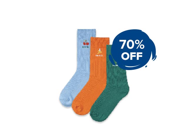 Embroidery Long Socks