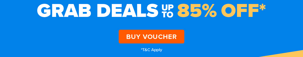 Grab Deals Up To 85% OFF