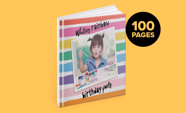 11'' x 8.5'' Medium Landscape Imagewrap Perfect Bind Hardcover Photobook