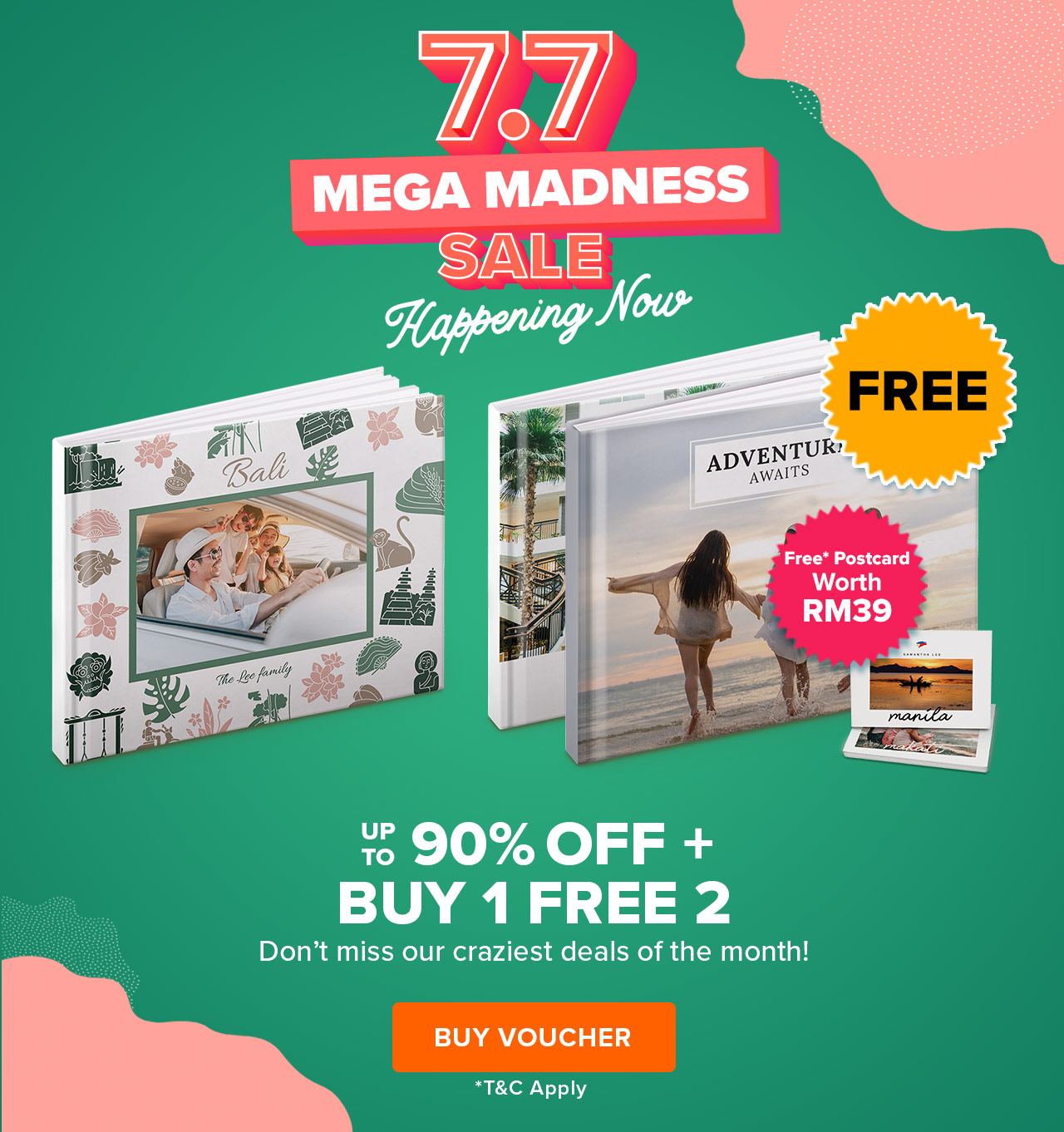 7.7 Mega Madness Sale - HAPPENING NOW - UP TO 80% OFF
