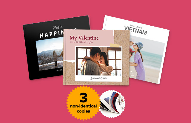 11'' x 8.5'' Softcover Photobook (3 copies)