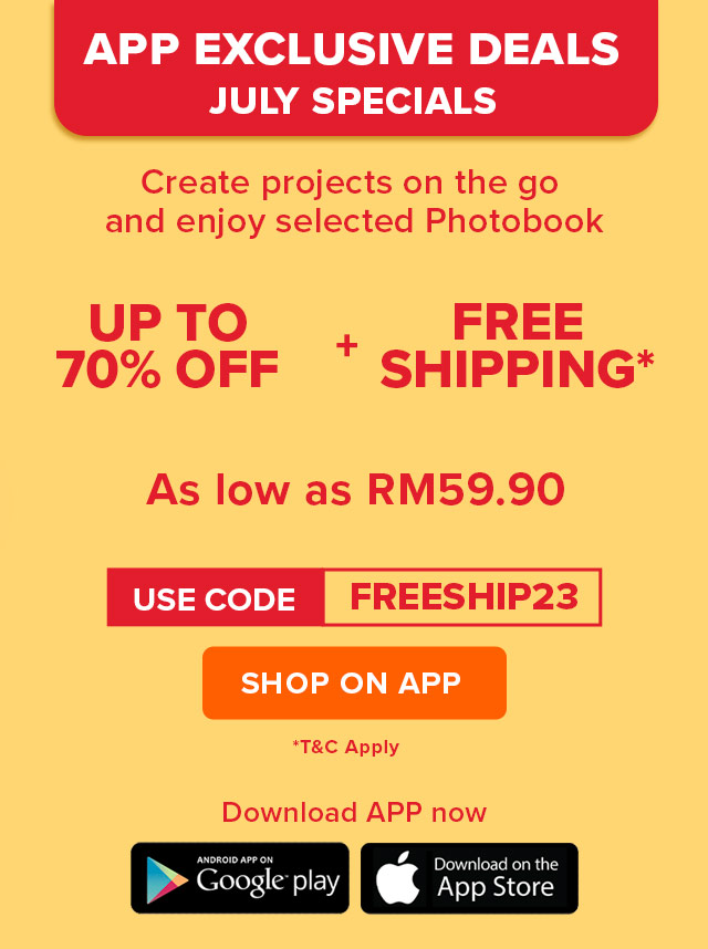 APP Exclusive Deals. July Specials