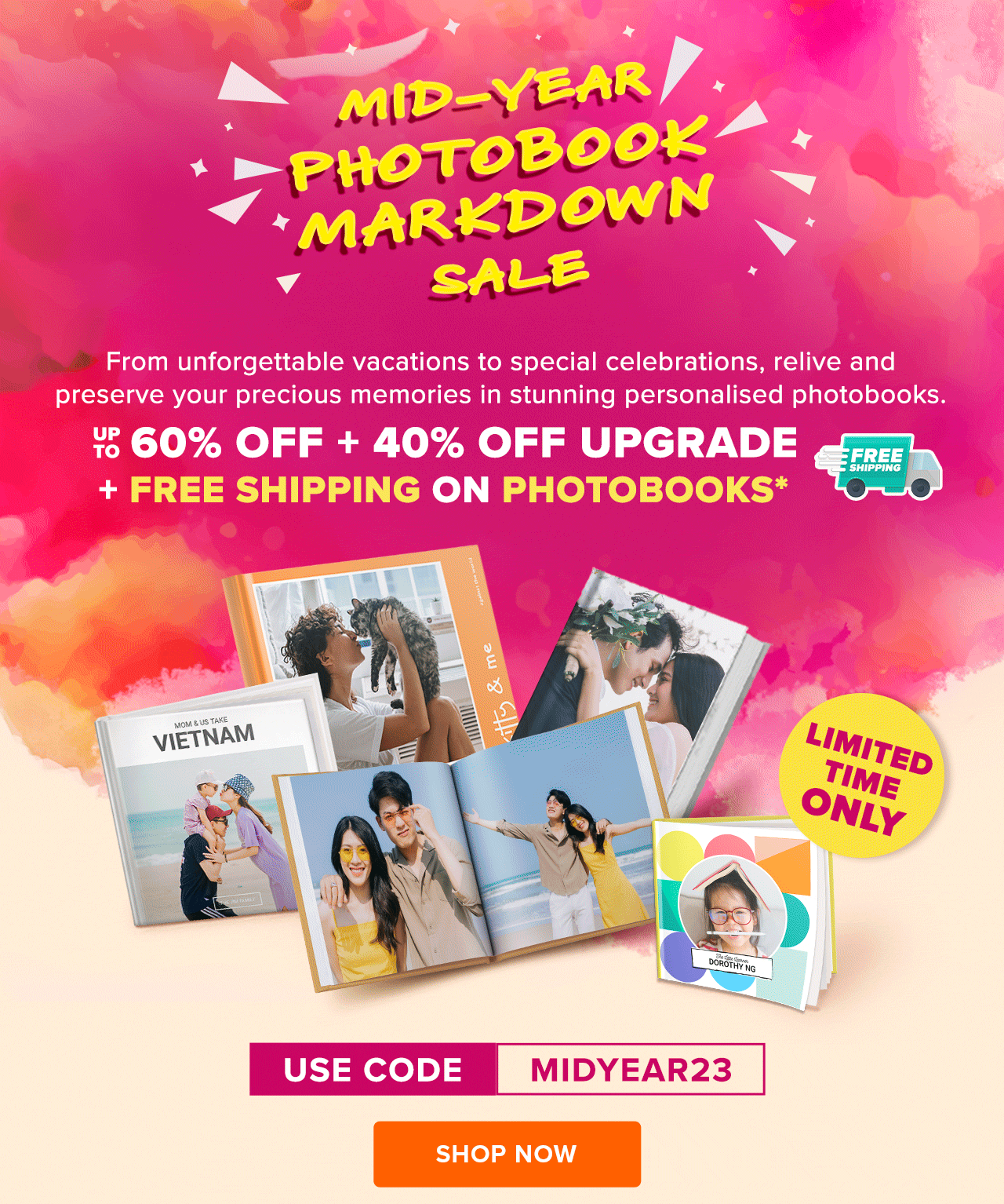 Mid-Year Photobook Markdown Sale