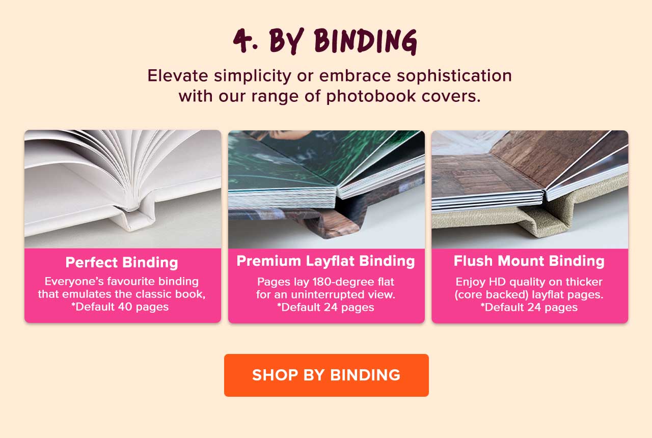 SHOP BY BINDING