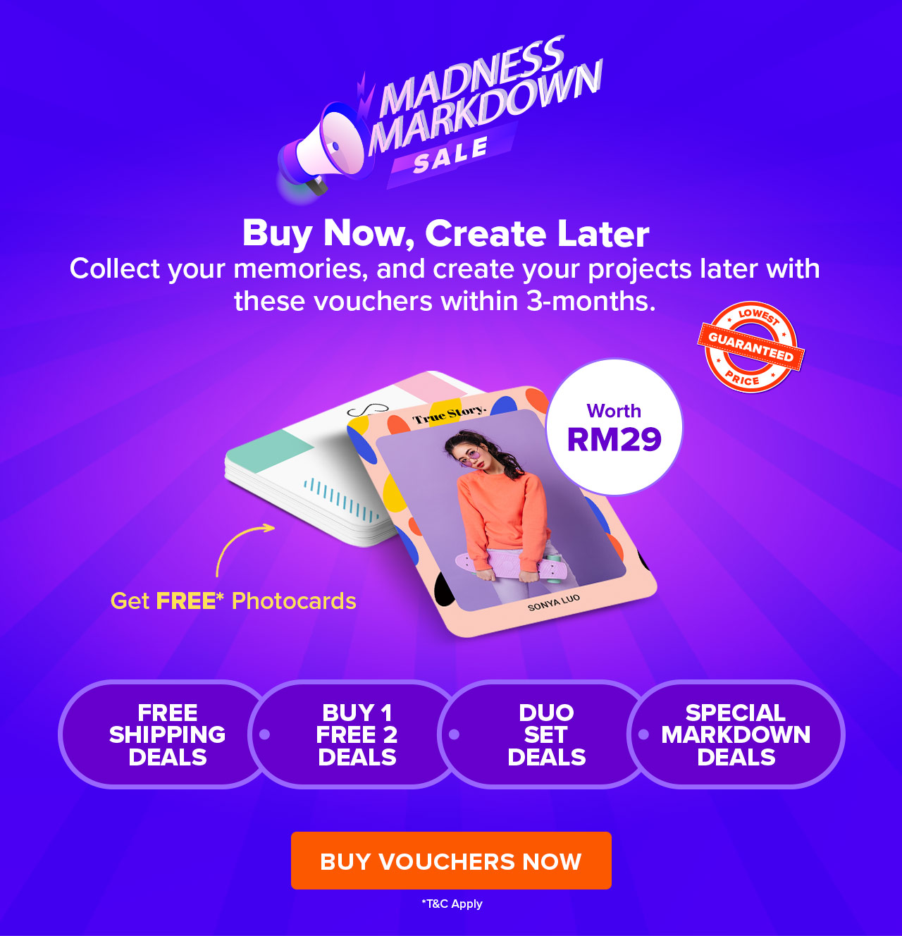 Madness Markdown Sale