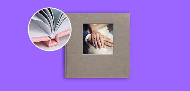 8'' x 8''  Debossed Hardcover Photobook