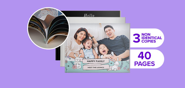 8'' x 6'' Softcover Photobook, 40 pages