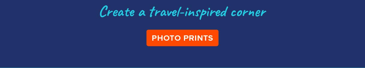 Create a travel-inspired corner