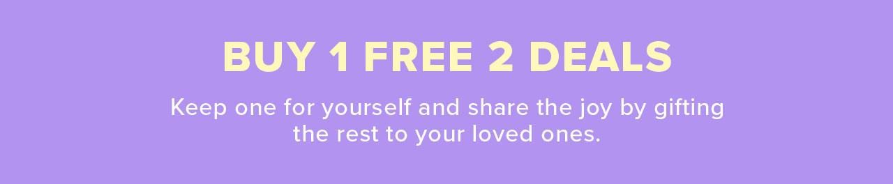 BUY 1 FREE 2 DEALS