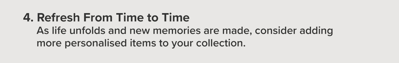 4. REFRESH FROM TIME TO TIME