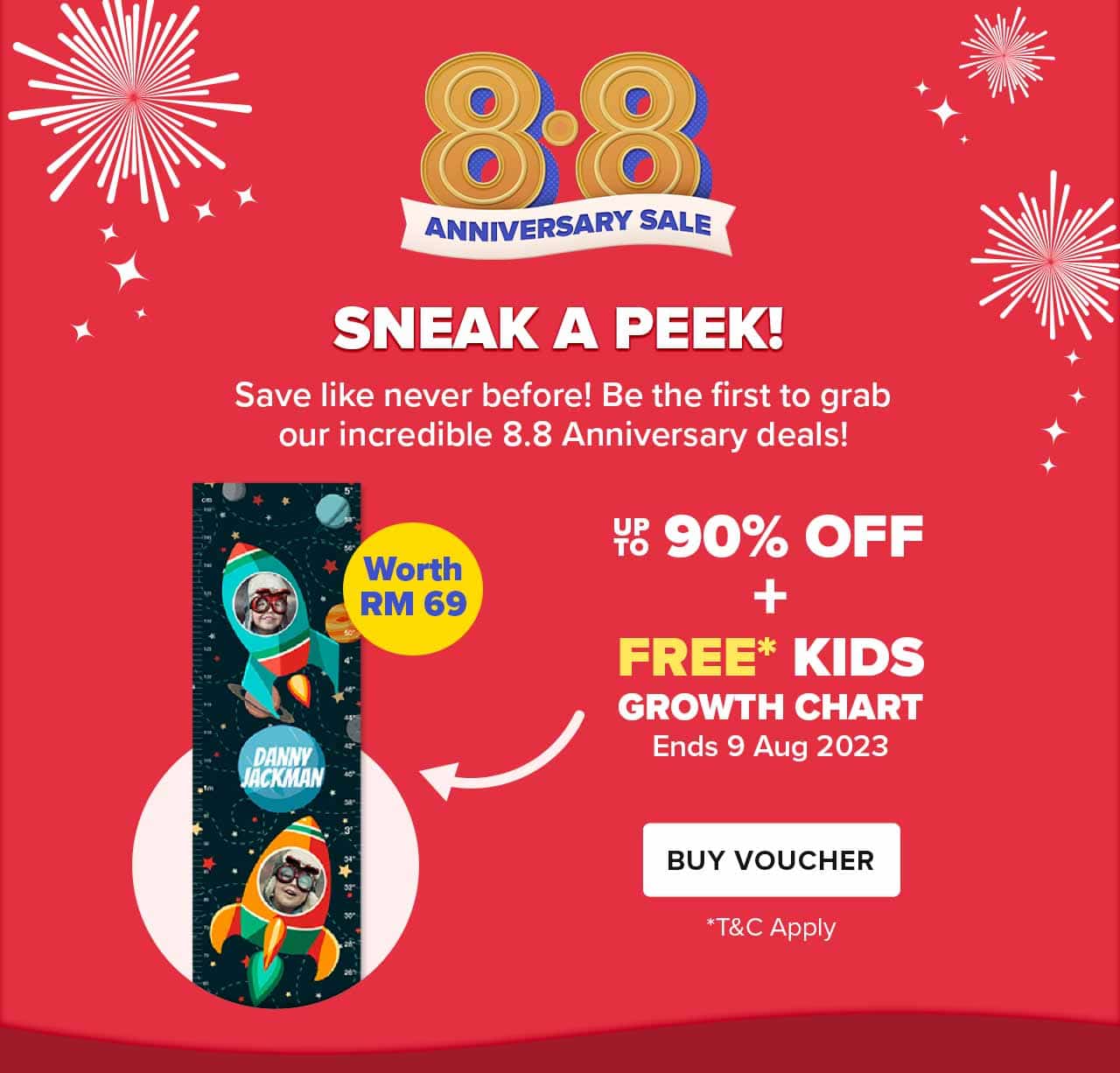 SNEAK A PEEK -  UP TO 90%OFF