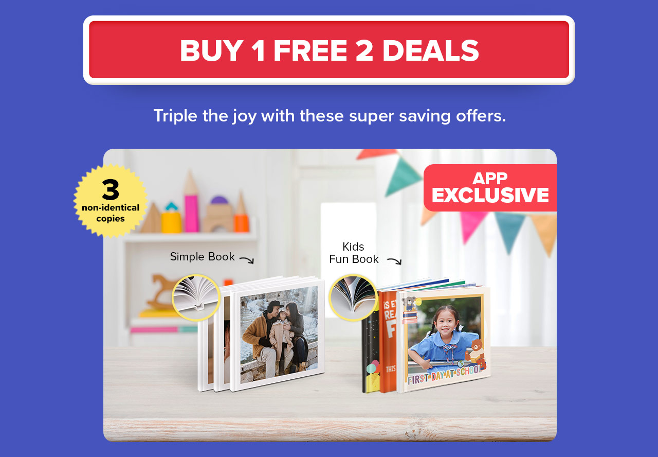 buy 1 free 2 deals