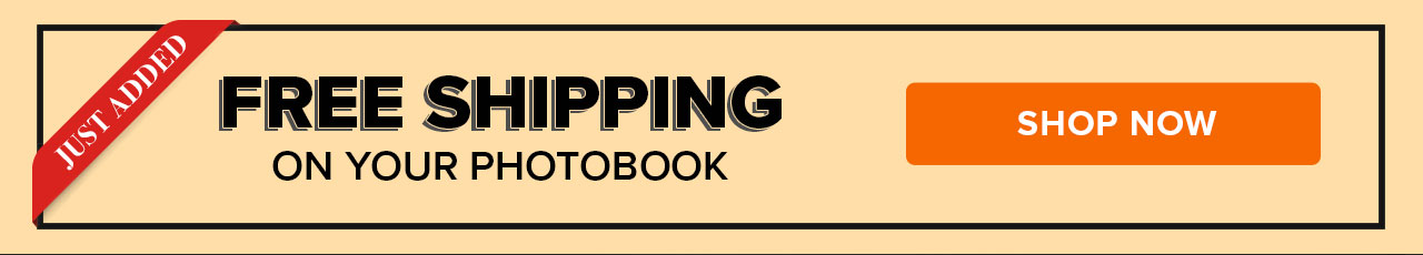 Free Shipping on your Photobook